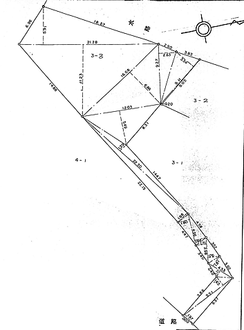 極端に不整形な土地