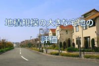 地籍規模の大きな宅地の評価