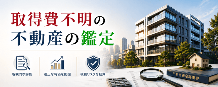 取得費不明の不動産の鑑定